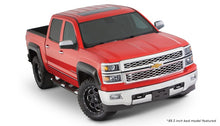 画像をギャラリービューアに読み込む, Bushwacker 15-18 Chevy Silverado 2500 HD Fleetside Extend-A-Fender Style Flares 4pc - Black