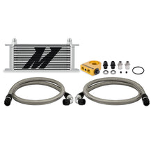 画像をギャラリービューアに読み込む, Mishimoto Universal Thermostatic Oil Cooler Kit 16-Row Silver