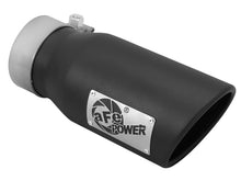 画像をギャラリービューアに読み込む, aFe MACHForce XP 3in Inlet x 4in Outlet x 9in Length Clamp-On Black Tip