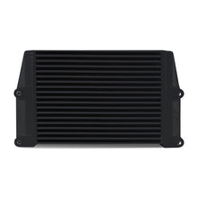 画像をギャラリービューアに読み込む, Mishimoto Heavy-Duty Oil Cooler - 10in. Same-Side Outlets - Black