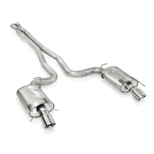 画像をギャラリービューアに読み込む, Stainless Works 09-15 Cadillac CTS-V Sedan 3in Catback System X-Pipe Turbo S-Tube Mufflers 4in Tips