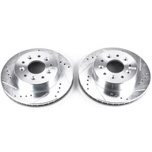 画像をギャラリービューアに読み込む, Power Stop 63-82 Chevrolet Corvette Front Evolution Drilled &amp; Slotted Rotors - Pair