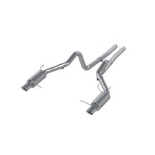 画像をギャラリービューアに読み込む, MBRP 11-14 Ford Mustang GT 5.0L Dual Split Rear Street Version T409 3in Cat Back Exhaust System