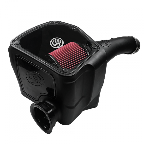 Cold Air Intake For 07-21 Toyota Tundra V8 5.7L Oiled Cotton Cleanable Red S&B
