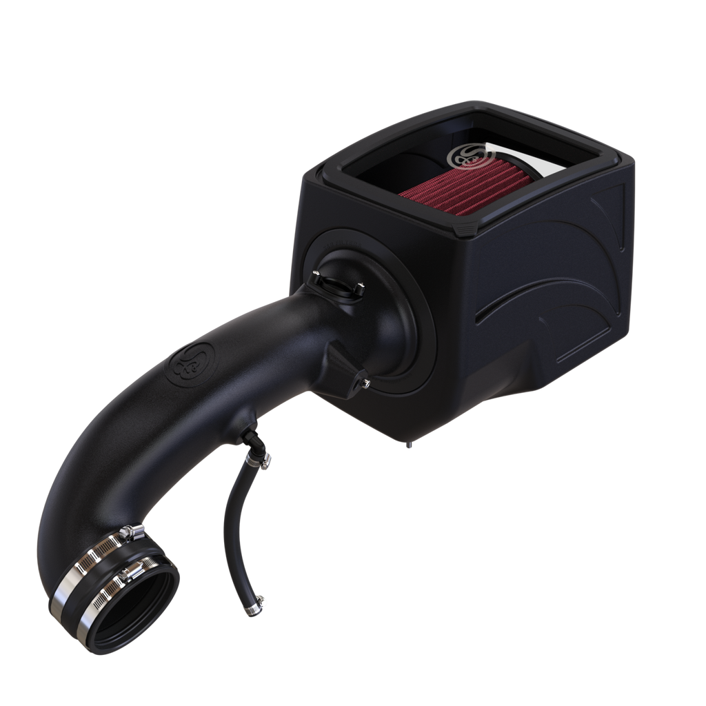 Cold Air Intake For 09-13 Chevrolet Silverado/ Sierra 2500 / 3500 6.0L Cotton Cleanable Red S&B