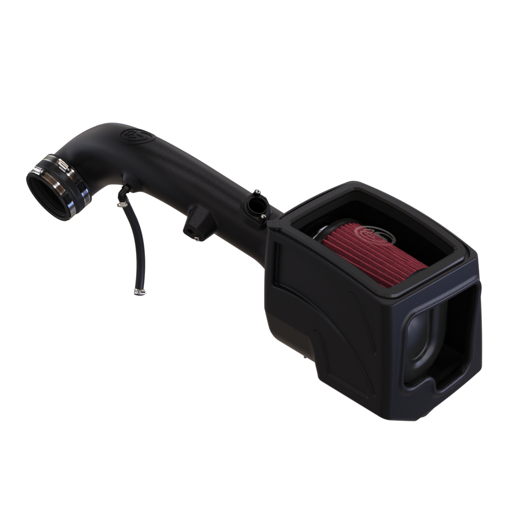 Cold Air Intake For 09-13 Chevrolet Silverado/ Sierra 2500 / 3500 6.0L Cotton Cleanable Red S&B