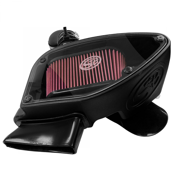 Cold Air Intake For 10-14 VW 2.0L TDI , 2015 VW Jetta 2.0L TDI Cotton Cleanable Red S&B