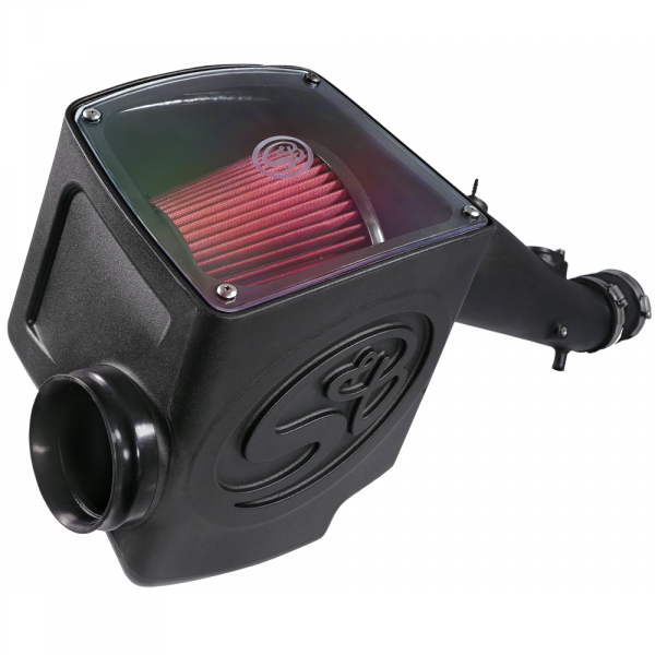 Cold Air Intake For 12-15 Toyota Tacoma 4.0L Oiled Cotton Cleanable Red S&B