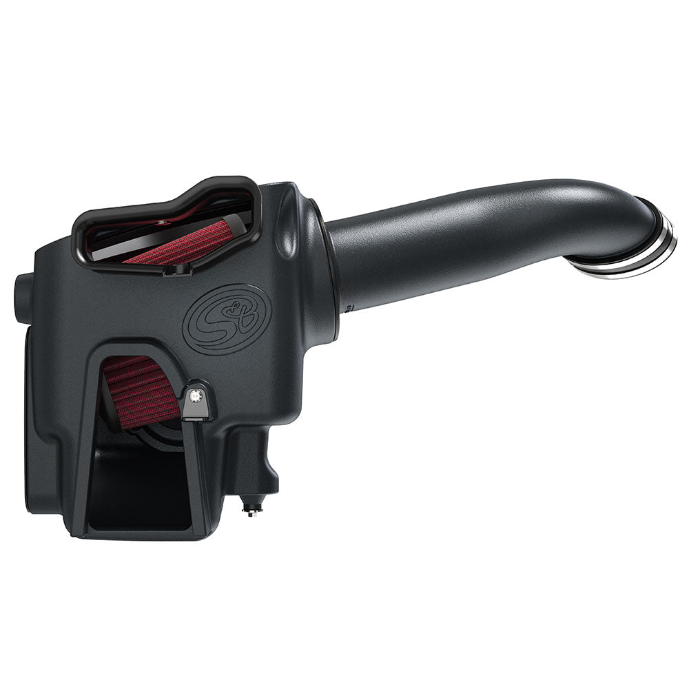 Cold Air Intake For 20-22 Ford F250 F350 V8-6.7L Powerstroke Cotton Cleanable Red S&B
