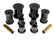 画像をギャラリービューアに読み込む, Prothane 74-91 Jeep Cherokee Front Spring &amp; Shackle Bushings (w/ 2in OD Main Eye) - Black