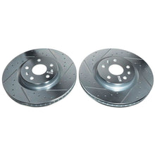 画像をギャラリービューアに読み込む, Power Stop 20-21 Chevrolet Corvette Front Evolution Drilled &amp; Slotted Rotor - Pair