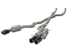 画像をギャラリービューアに読み込む, aFe MACHForce XP Exhaust 304SS Cat-Back w/ Carbon Fiber Tips 12-13 BMW M5 (F10) V8 4.4L (tt)