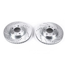 画像をギャラリービューアに読み込む, Power Stop 94-97 Volvo 850 Front Evolution Drilled &amp; Slotted Rotors - Pair