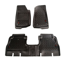 画像をギャラリービューアに読み込む, Rugged Ridge Floor Liner Front/Rear Black 2018-2020 Jeep Wrangler JL 4 Dr