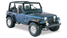 画像をギャラリービューアに読み込む, Bushwacker 87-95 Jeep Wrangler Cutout Style Flares 4pc Cutting Optional Not Renegade - Black