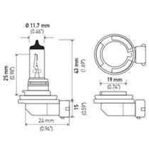 画像をギャラリービューアに読み込む, Hella Bulb H8 12V 35W PGJ19-1 T4