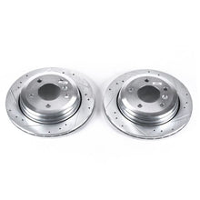 画像をギャラリービューアに読み込む, Power Stop 01-05 BMW 325xi Rear Evolution Drilled &amp; Slotted Rotors - Pair