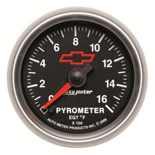 画像をギャラリービューアに読み込む, Autometer GM Full Sweep Electric 52mm 0-1600 degree F Pyrometer