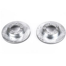 画像をギャラリービューアに読み込む, Power Stop 97-04 Porsche Boxster Front Evolution Drilled &amp; Slotted Rotors - Pair