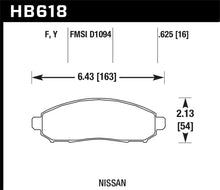 画像をギャラリービューアに読み込む, Hawk 05-10 Nissan Frontier / 05-07 Nissan Pathfinder / 09-10 Pathfinder 4.0L / 05-10 Nissan Xtrerra