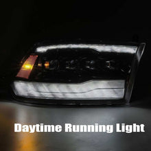 画像をギャラリービューアに読み込む, AlphaRex 09-18 Dodge Ram 1500HD NOVA LED Projector Headlights Plank Style Design Gloss Black w/DRL