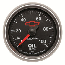 画像をギャラリービューアに読み込む, Autometer Sport-Comp II GM 52mm 0-100 PSI Mechanical Oil Pressure Gauge