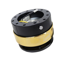 画像をギャラリービューアに読み込む, NRG Quick Release Gen 2.0 - Black Body / Chrome Gold Ring