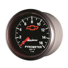 画像をギャラリービューアに読み込む, Autometer GM Full Sweep Electric 52mm 0-1600 degree F Pyrometer