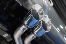 画像をギャラリービューアに読み込む, MBRP 2021+ Ford F150 Black Coated Dual Pre-Axle (Street Profile) 2.5in OD Tips 3in Cat Back Exhaust