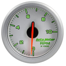 画像をギャラリービューアに読み込む, Autometer Airdrive 2-1/6in Tachometer Gauge 0-10K RMP - Silver