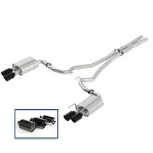 画像をギャラリービューアに読み込む, Ford Racing 2018+ Mustang GT 5.0L Cat-Back Extreme Exhaust System w/ Quad Black Chrome Tips