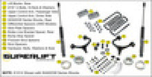画像をギャラリービューアに読み込む, Superlift 05-20 Toyota Tacoma 4WD (Excl TRD Pro Models) - 3in Lift Kit w/ Superlift Shocks