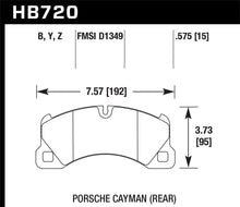 画像をギャラリービューアに読み込む, Hawk 10-16 Porsche Panamera / 08-15 Porsche Cayenne Performance Ceramic Street Front Brake Pads