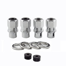 画像をギャラリービューアに読み込む, McGard Hex Lug Nut (Drag Racing Short Shank) 1/2-20 / 13/16 Hex / 1.6in. Length (4-Pack) - Chrome