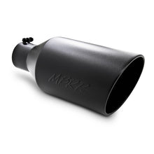 画像をギャラリービューアに読み込む, MBRP Universal Tip 8in O.D. Rolled End 4in inlet 18in length Black