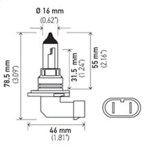 画像をギャラリービューアに読み込む, Hella Bulb 9006/HB4 12V 55W P22d T4 LONGLIFE