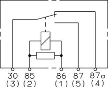 画像をギャラリービューアに読み込む, Hella Relay 12V 20/40A Spdt Res Sld