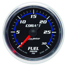 画像をギャラリービューアに読み込む, Autometer Cobalt 52mm 0-30 PSI Full Sweep Electronic Fuel Pressure Gauge