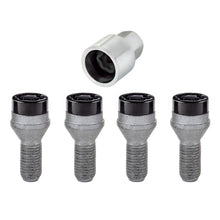 画像をギャラリービューアに読み込む, McGard Wheel Lock Bolt Set - 4pk. (Cone Seat) M12X1.25 / 17mm Hex / 22.0mm Shank Length - Black