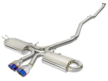 画像をギャラリービューアに読み込む, aFe Takeda 3in 304 SS Cat-Back Exhaust System w/ Blue Tips 2017 Honda Civic Si I4 1.5L (t)