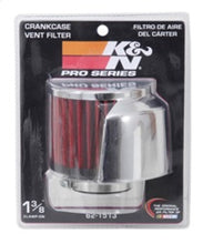 画像をギャラリービューアに読み込む, K&amp;N 1.375in Flange ID x 3in OD x 2.5in Height Clamp On Crankcase Vent Filter