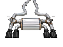 画像をギャラリービューアに読み込む, AWE Tuning BMW F8X M3/M4 SwitchPath Cat-Back Exhaust - Diamond Black Tips
