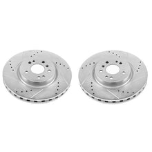 画像をギャラリービューアに読み込む, Power Stop 16-17 Mercedes-Benz GLE300d Front Evolution Drilled &amp; Slotted Rotors - Pair