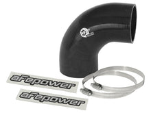 画像をギャラリービューアに読み込む, aFe Magnum FORCE CAI Univ. Silicone Coupling Kit (2.75in. ID / 3in. L) 90 Deg. Elbow Coupler - Black