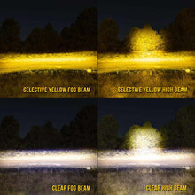 画像をギャラリービューアに読み込む, KC HiLiTES FLEX ERA 3 Dual Mode SAE Fog Light - Single Light Master Kit (w/Clear + Yellow Lens)