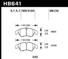 画像をギャラリービューアに読み込む, Hawk Performance 09-11 Audi A4/Quattro / 08-11 Quattro / 09-11 Q5 Front Ceramic Street Brake Pads