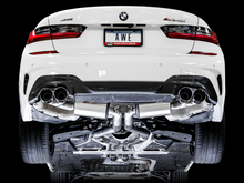 画像をギャラリービューアに読み込む, AWE Tuning 2019+ BMW M340i (G20) Non-Resonated Touring Edition Exhaust - Quad Chrome Silver Tips