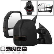 画像をギャラリービューアに読み込む, xTune 99-07 Ford Super Duty Heated LED Signal Power Mirrors - Smk (Pair) (MIR-FDSD99S-G4-PW-SM-SET)