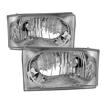 画像をギャラリービューアに読み込む, xTune Ford F250 F350 F450 Superduty Excursion 99-04 OEM Style Headlights Chrome HD-JH-FF25099-OE-C