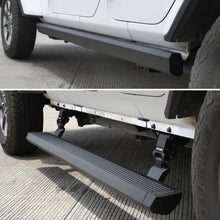 画像をギャラリービューアに読み込む, RealTruck 18-24 Jeep Wrangler 4dr VoltStep Electric Running Board Kit (Drilling Req.) - Tex. Blk